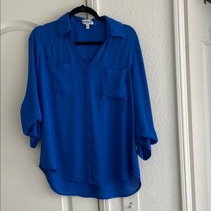 Express Portofino Women's Vibrant Blue Blouse